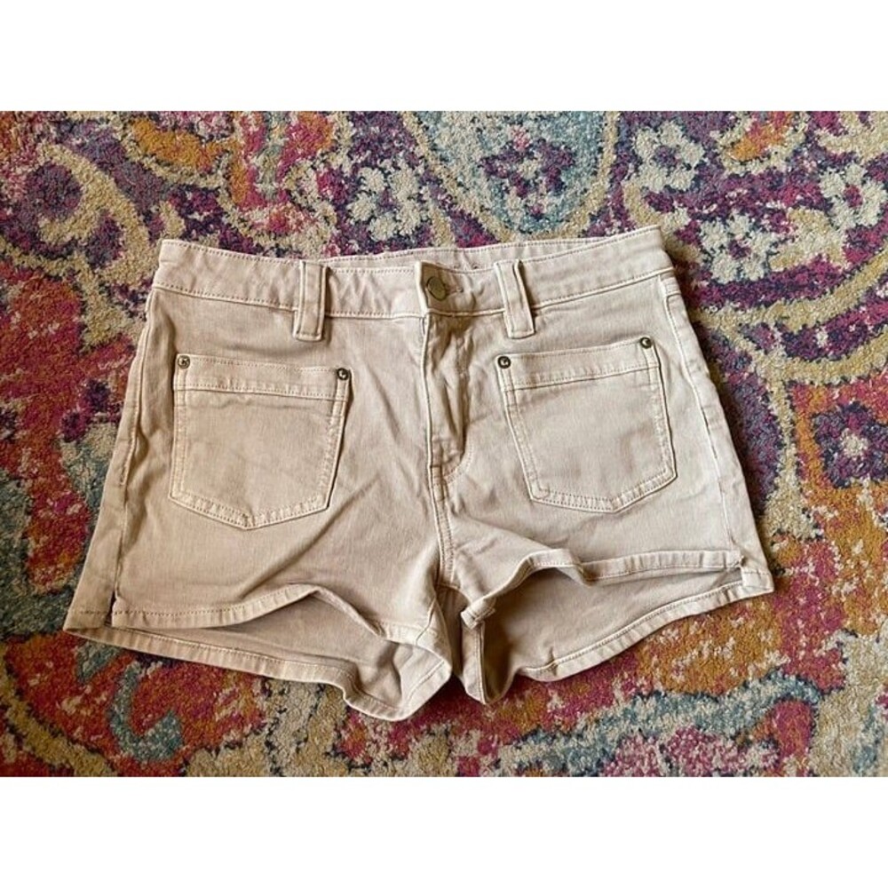 American Eagle Khaki Tan Patch Pocket Utility Shorties